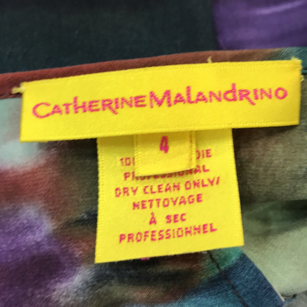 Catherine Malandrino Multicolored Dress Size 4 - Picture 4 of 4